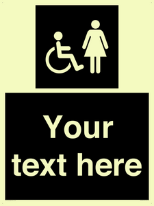 Custom information: black panel disabled and female